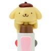 Sanrio Pom Pom Purin Mascot Ballpoint ABS Ink Black and Writing 114359 Two-Color Pen, Resin, 0.5mm, Colors Red, Instrument,