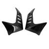 A28G-Motorcycle Fairing Radiator Kits Side Panel Cover Replacement Accessories For Kawasaki Z750 Z 750 2004 2005 2006 2007, Blac