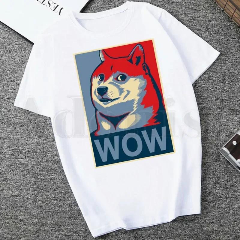 Funny Animal Dogs Kawaii Japanese Shiba Inu Women Cartoon Mom Summer Print Lady Tshirts Top T Shirt Ladies Womens Graphic