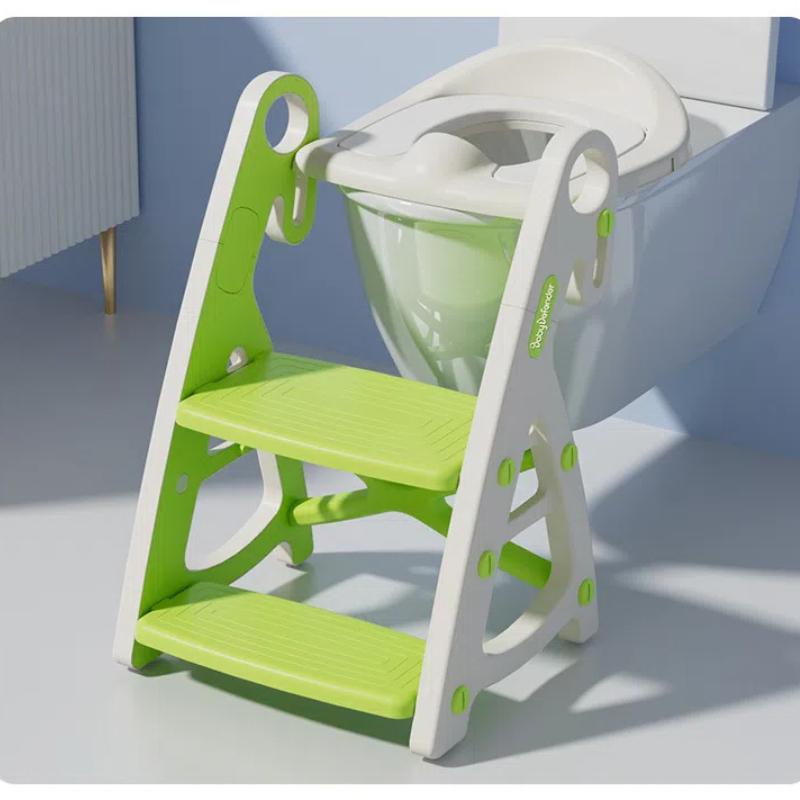 

Ceramic Jar Training Seat and Step Stool Stability Step Toilet Seat Adjustable Height Step Boy and Girl Folding Toilet Seat