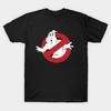 Asian Size Men Black Print T-shirt Who You Gonna Call? No-Cut Heat Transfer Print Cotton Tshirt
