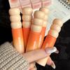 PINK COCO Sunset Galaxy Lip Glaze Matte Matte Velvet Lip Mud Low-saturation Tone Autumn and Winter Matte Lip Glaze