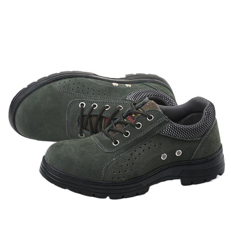 Chaussures basses Vert Armée résistantes aux chocs et aux perforations, Chaussures d'assurance travail, Chaussures de protection
