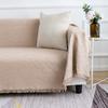 Simple and Suitable for All Seasons, Herringbone Grid, Lazy Sofa Towel, Outdoor Camping Blanket, Sofa Mat, Tablecloth