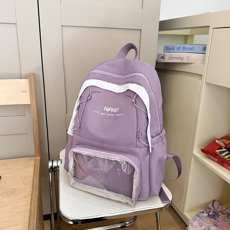 Women's Backpack Large Capacity Student Schoolbag Junior High School Travel Backpack