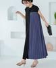 Korean-Style Temperament Pleated Dress - 2025 Short-Sleeved Edition