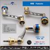 HEIGHTEN Spinning Reel Handle Adjustable With Knob Engine Series Gunmetal Gold HT19501 For DAIWA SHIMANO 55-60mm 24.5mm