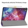 Dla iPada Pro 13 (2024) Etui Składane Stojak Wzór Skóra Pokrowiec na Tablet Smart Wake Sleep