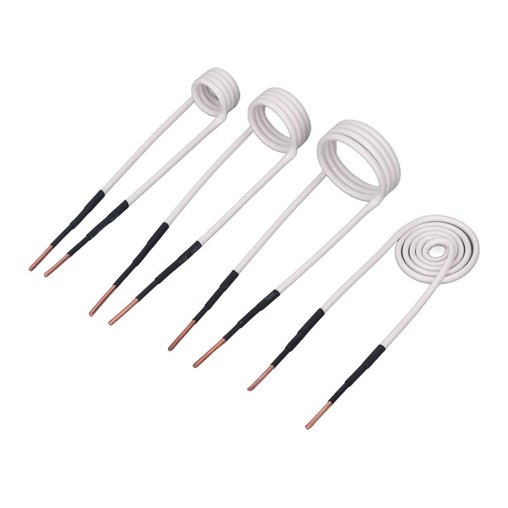 4 Stück Induktionsheizspulen-Kit Hochfrequenz HVAC Heizungszubehör 2,5 mm Messingkern 20 30 40 mm