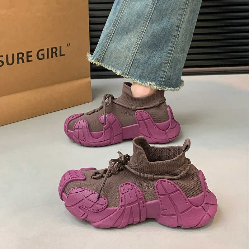 Fashion Key Height Thick Heeled Womans Luxury Trainer Loafers Summer Sneakers Ladies Shoes Designer Sport Lowest Price New Fast