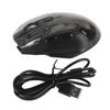 Gaming Mouse 2.4G Wireless Bluetooth Wired USB Transparent 3 Mode 5 Adjustable DPI Quiet RGB Game Mouse for PC Tablet