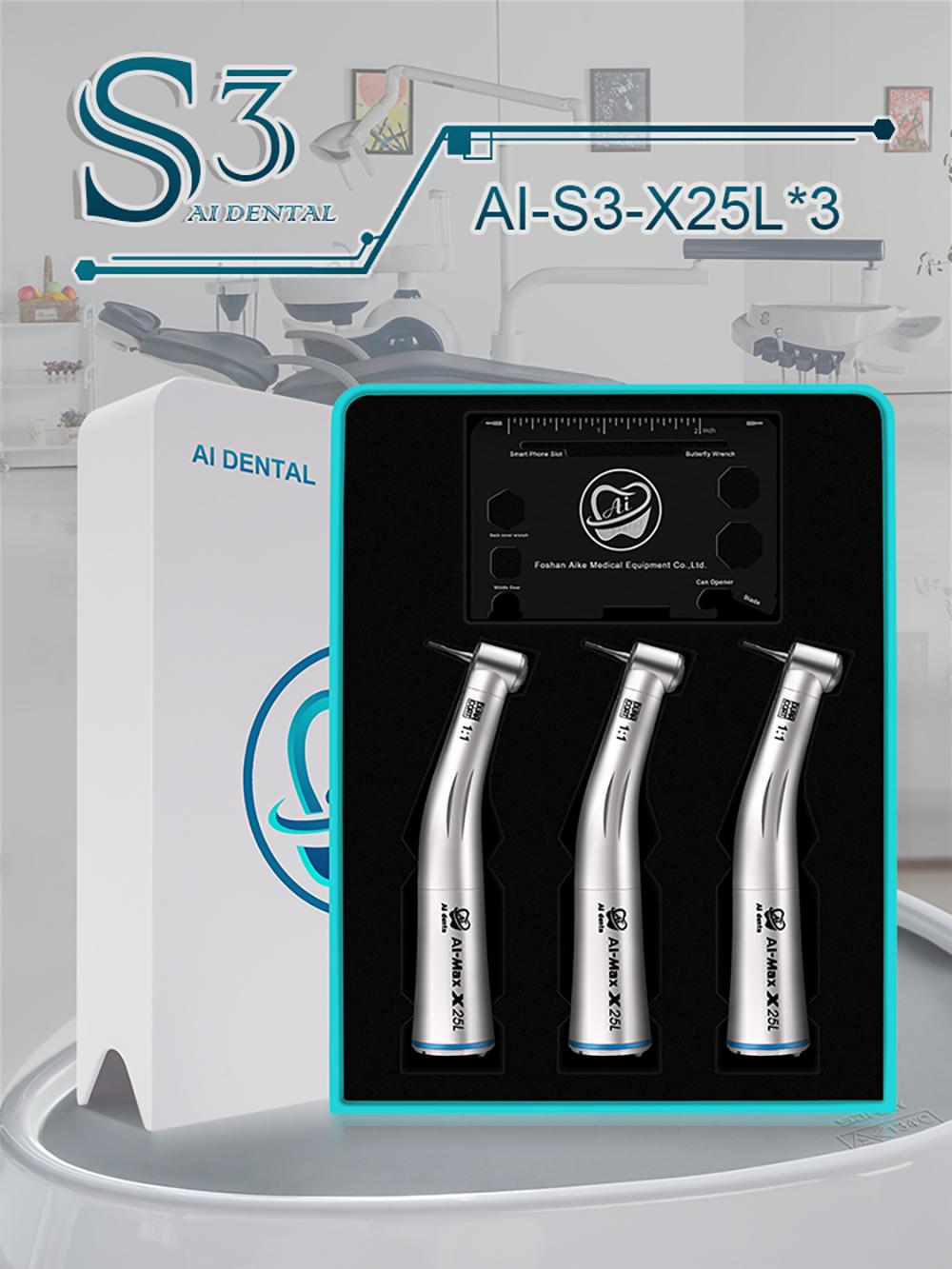 Комплект стоматологического оборудования AI-S3-X25L Strgiht Speed ​​Sandpeice Sith Fiber — фото 4