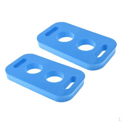 2 Pieces Swimming Pool Accessories Training Aids Holed Woggle Noodle Connector Blue