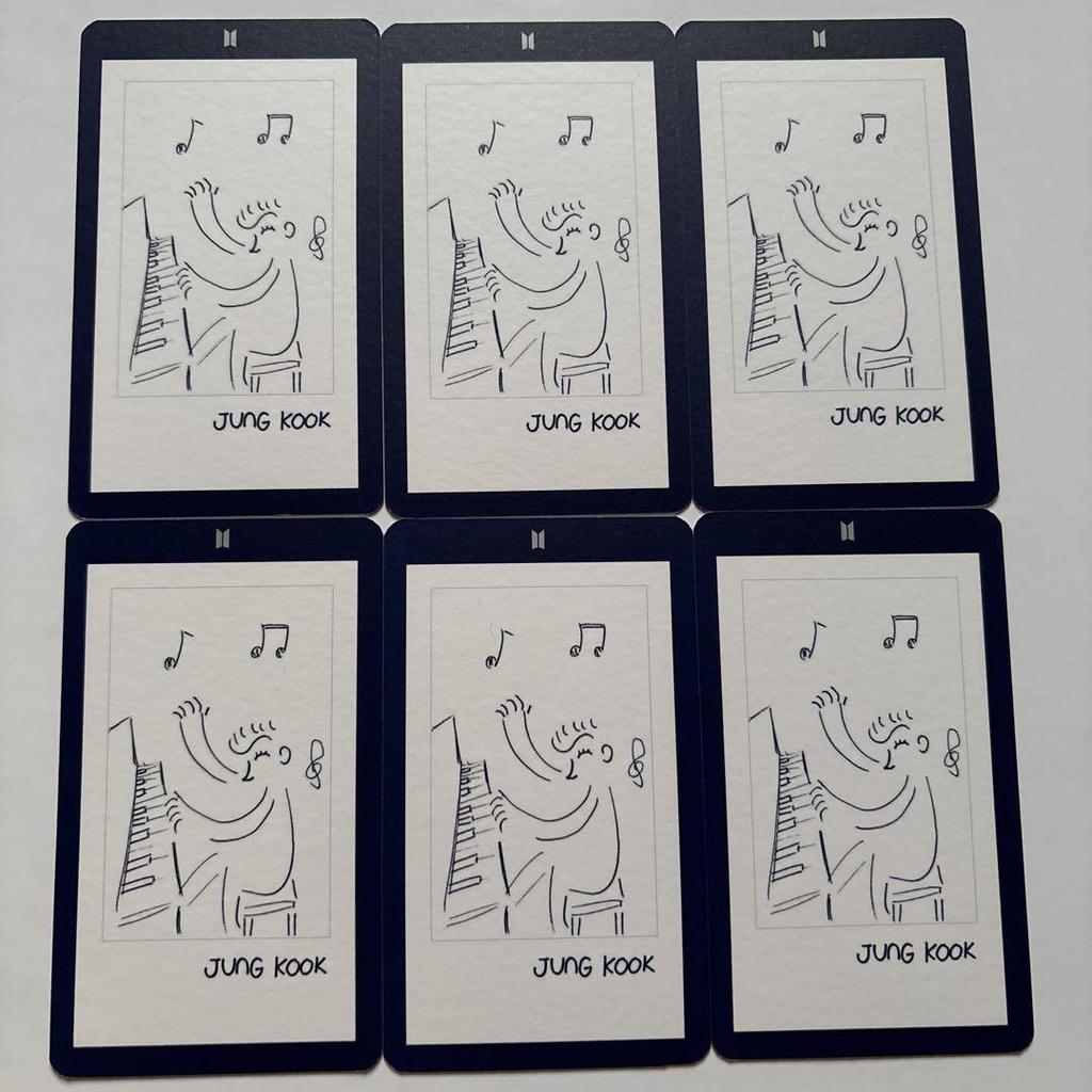 [USED] BTS Jungkook Guestbook Card