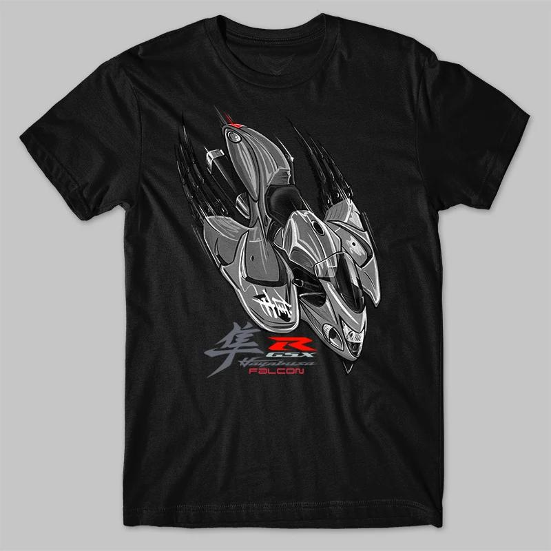 

Classic Japanese Motorcycle GSXR Hayabusa Falcon Inspired T-Shirt 100% Cotton O-Neck Short Sleeve Summer Casual Mens Tshirt 4XL