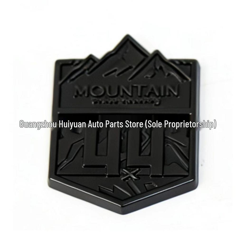 4x4 Snow Mountain Decal for JEEP Wrangler - Off-Road Emblem Car Sticker