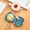 Multifunctional Mini Portable Cable Organizer Box with Rotating Winder