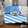 Manchester Crest Blankets Flannel Printed Breathable Warm Throw Blanket for Home Office Bedspreads 0708a10