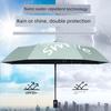 Outdoor Automatic Umbrella, Sun Umbrella for Women, Sun Protection, Uv Protection, Foldable Sunshade Umbrella for Both Sunny and Rainy Weather