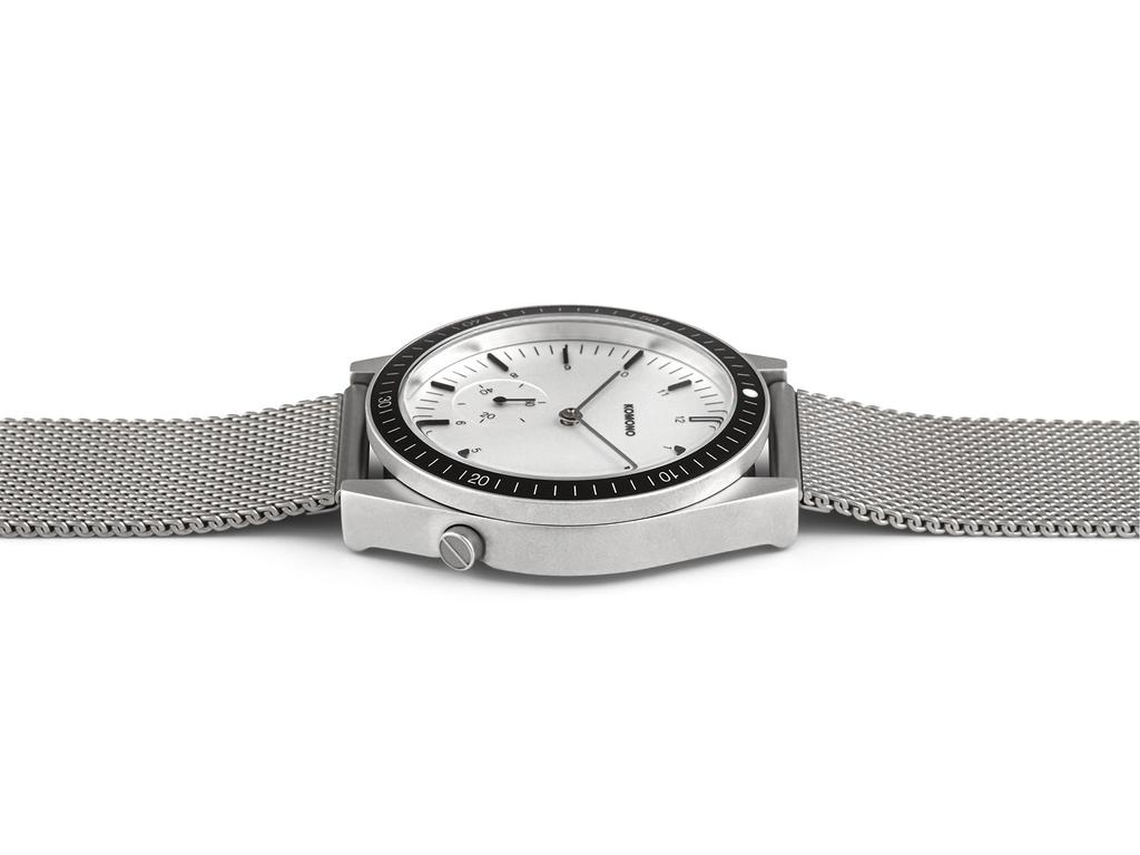Authorized Distributor Komono Watch Ray Legacy Mesh Silver Stainless Steel [KOMONO] Men's KOM-W4408