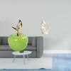 Ceramic Fruit Sculpture Artistic Couple Figurine Ornament for Home Decoration Cafe Study Room Desk