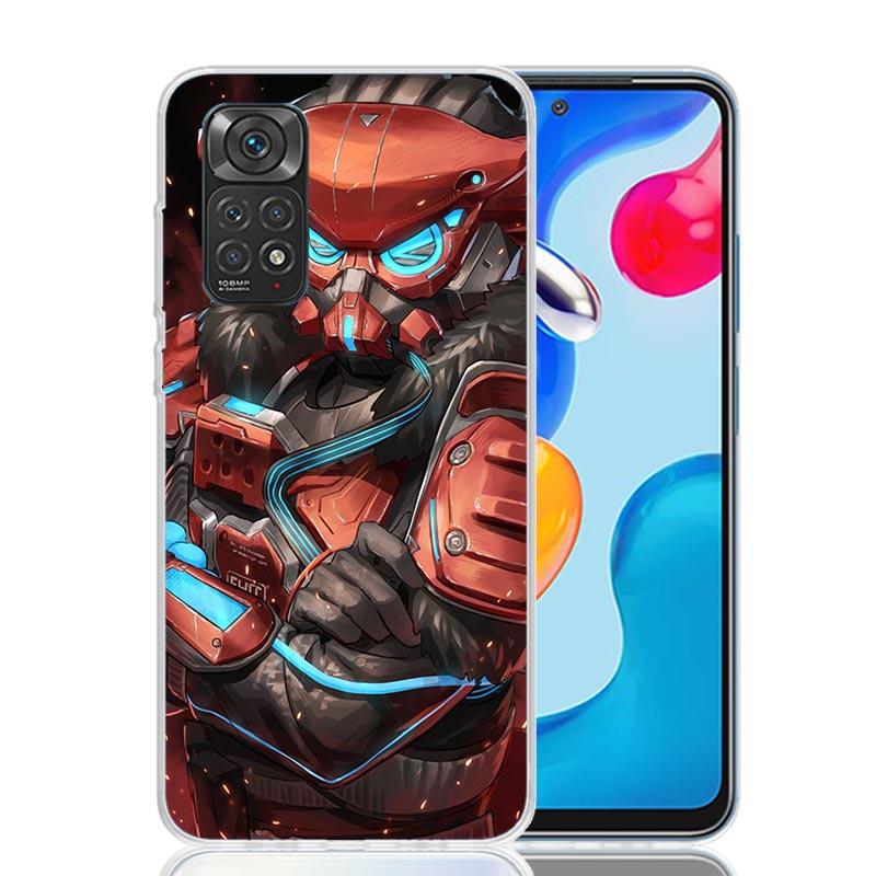 Apex Legends Phone Case For Xiaomi Redmi Note 15 14 13 12S 12 Pro Plus 11S 11E 11 11T 10S 10 Art Soft Pattern Cover Redmi Note 1