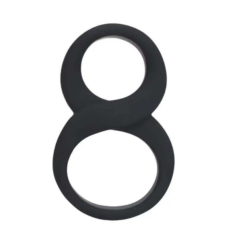 Silicone Cock Ring Delayed Ejaculation Double Penis Ring Sexys Towys for Men 18+ Dick Ring Adult Toys Penis Lock Sex Toy Shop.