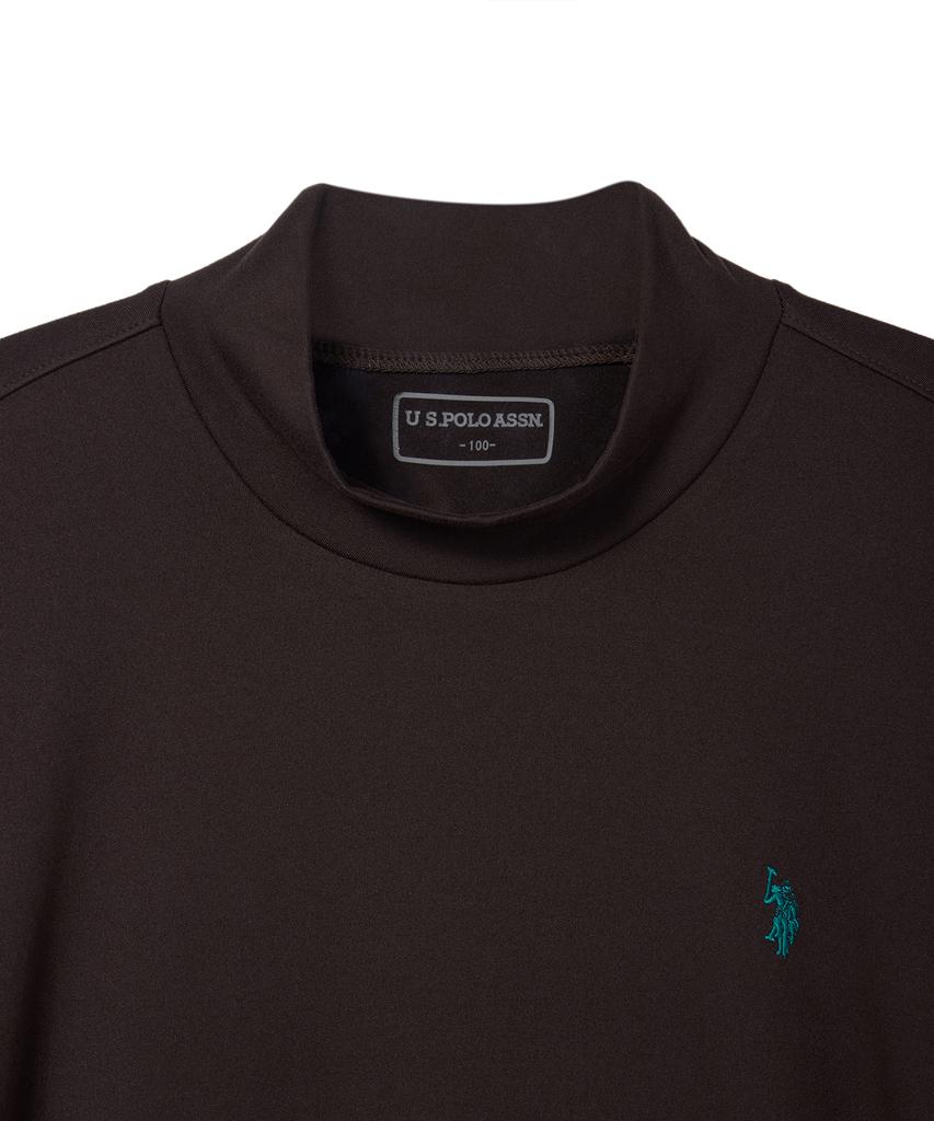 USPOLOASSN Long Sleeve Double Brushed Brown