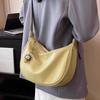 2025 New Korean Version of Fashion Commuter Bag Versatile Popular One-shoulder Crossbody Dumpling Bag
