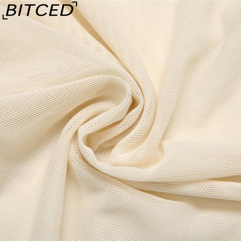 BITCED Spring Women's Solid-Colour Slim-Fit Halter Neck Top with Fashionable Low-Waist Skirt Set