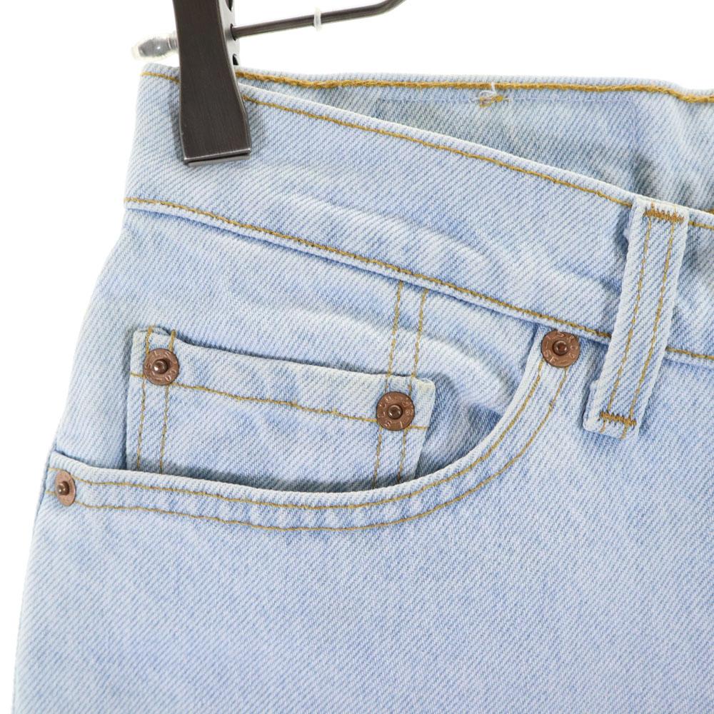 Levi's 90s 512 Made in USA Slim fit Tapered denim pants 9 ice blue jeans Women Used