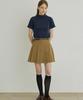 Aejeuipeu Essential Wool Half-Neck T-Shirt (Blue)
