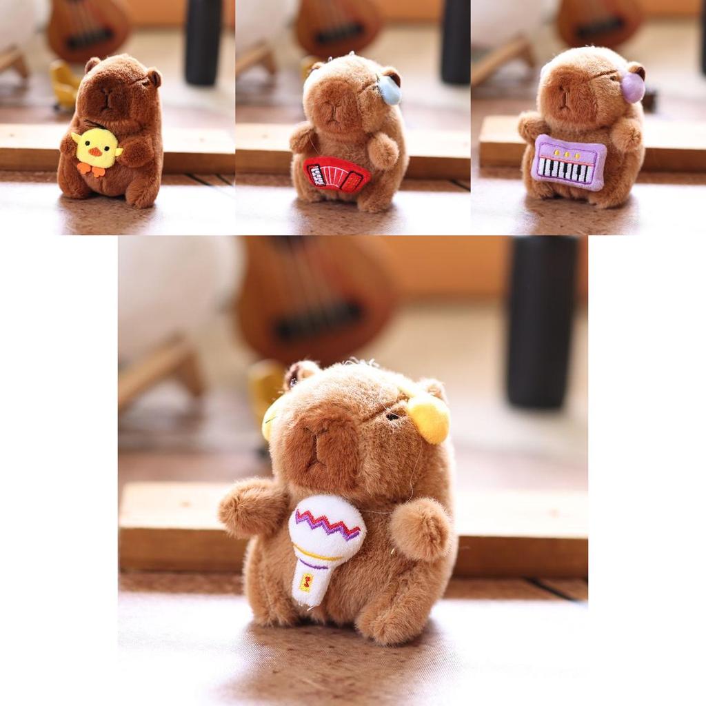 Plush Capybara Keychain With Soft Short Plush For Kids And Collectors