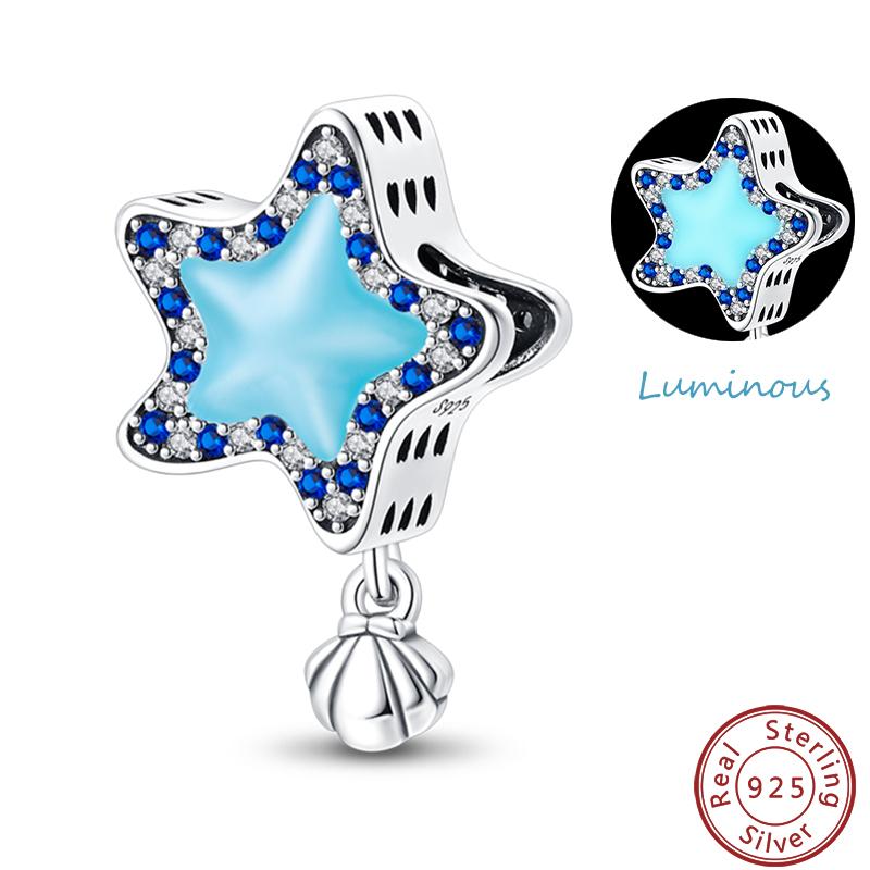 Luminous Ocean Series Copper Dolphin Turtle Octopus Charms Beads 3Mm Diy Fine Jewelry Gifts Making