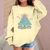 Children's Fashionable Casual Long-sleeved Loose Christmas Print Pullover Sweatshirt
