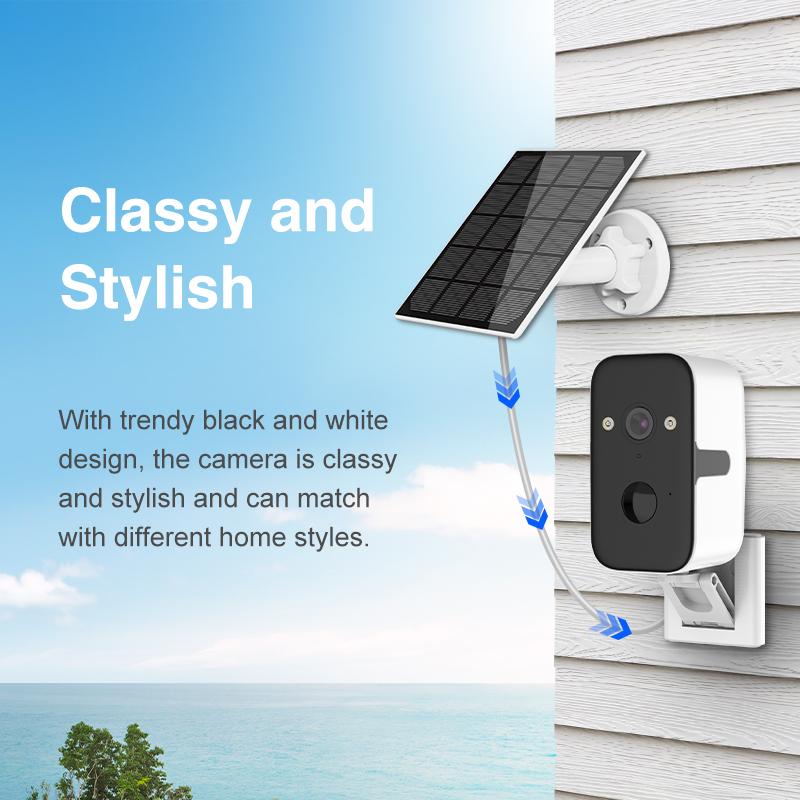 OKAM PRO Outdoor Solar Camera 5G WiFi HD 5MP 5000mAh Motion Tracking Two-Way Intercom Color Night Vision Wireless PTZ Camera