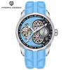 PAGANI DESIGN Brandneue Tourbillon Herren Mechanische Uhr Luxus 100M Wasserdicht Saphirglas Skelett Automatikuhr für Herren