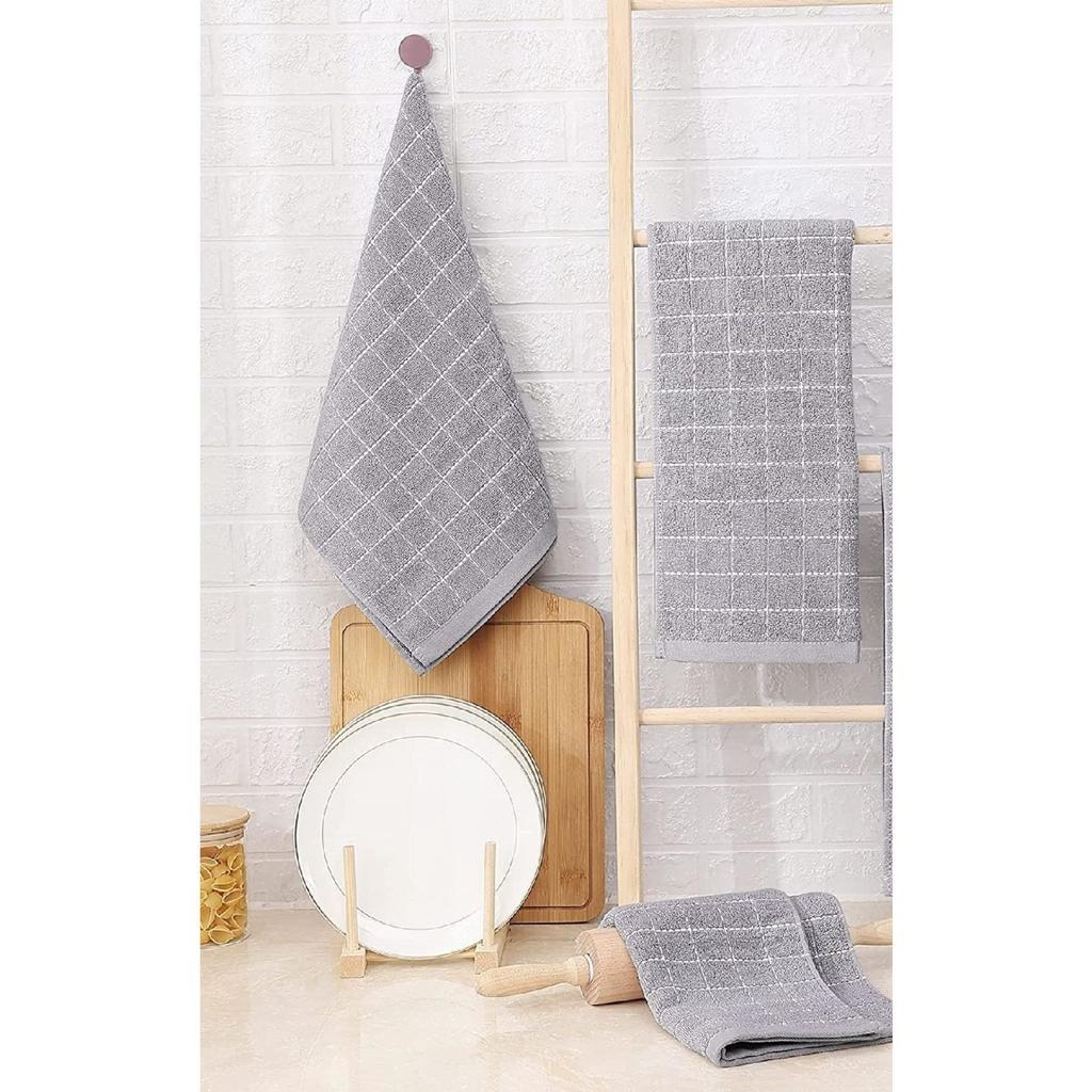 Kitchen Cleaning Cloth Classic 3-piece Microfiber Car, Glass, Kitchen Cleaning Cloth, Gray (40 Cm X 40 Cm)