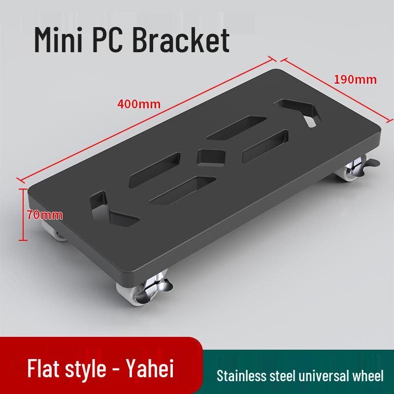 Adjustable Mobile Computer Stand with Caster Wheels and Moisture-Proof Base