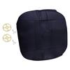 Black Universal Car Front Driver Seat Buttom Cover Cushion Protector Mat Pad PU Leather