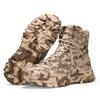 Kampfstiefel in Übergröße Herren Camouflage-Stiefel High-Top Outdoor Verschleißfeste Bergstiefel Herren Wander-Trainingsstiefel Herren