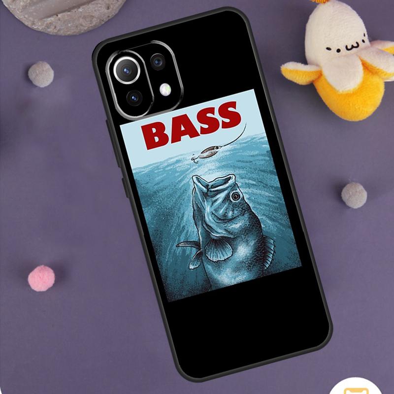 Bass Fishing Lake Fisherman Case For Xiaomi 15 Ultra 14 13T 14T 15T 17 Pro Max POCO F8 Ultra F5 F6 F7 X5 X6 X7 Pro Cover