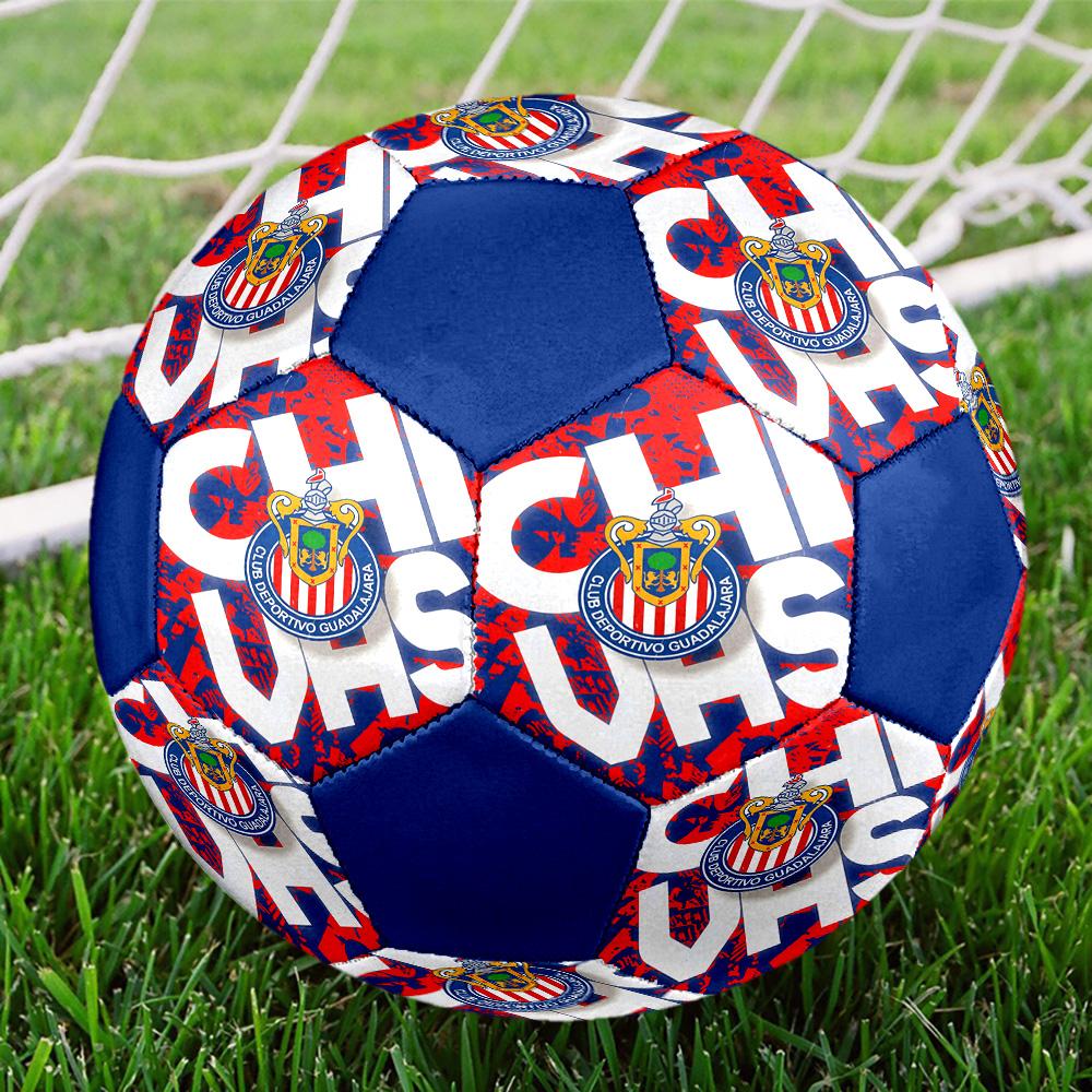 Chivas Fondo De Pantalla Indoor Soccer Ball Colorful All Ages Size 5 Machine Stitched PVC Competition Ready Durable High-Bounce