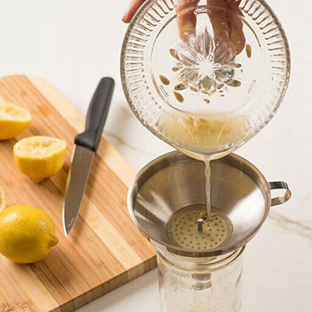 Metal Canning Detachable Kitchen Tools Kitchen Gadget Liquid Filter Oil Funnel