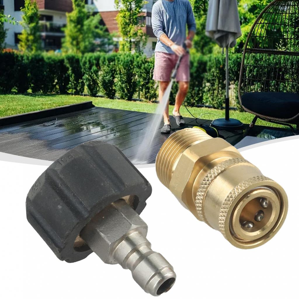 Wysokiej Jakości Zestaw Adapterów do Myjki Ciśnieniowej 14mm 15mm Akcesorium
