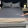 Heilan Home Washable Ice Silk Fitted Sheet