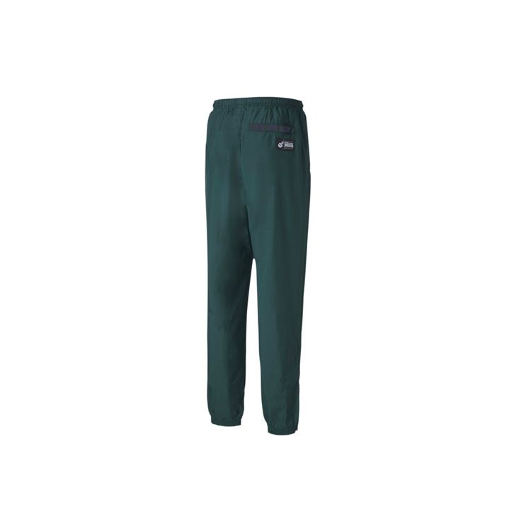 Puma X The Hundreds Track Pants With Elastic Waistband And Internal Drawstring Men Bottoms Pine-Green 596748-38