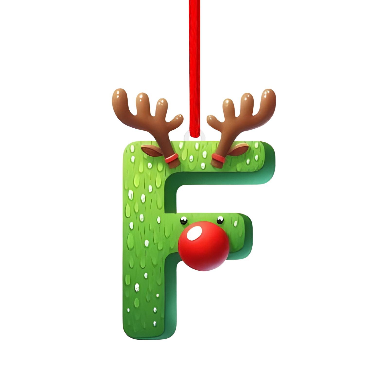 

26 букв,Рождество,Украшения,Акрил,1 One Size