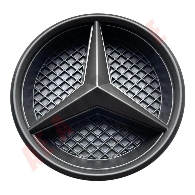 OE Style Front Grill Chrome Star Emblem Silver Badge Fit For Mercedes Benz ML-Class W166 2012-2015 ML250 ML350 ML400 ML500 ML550