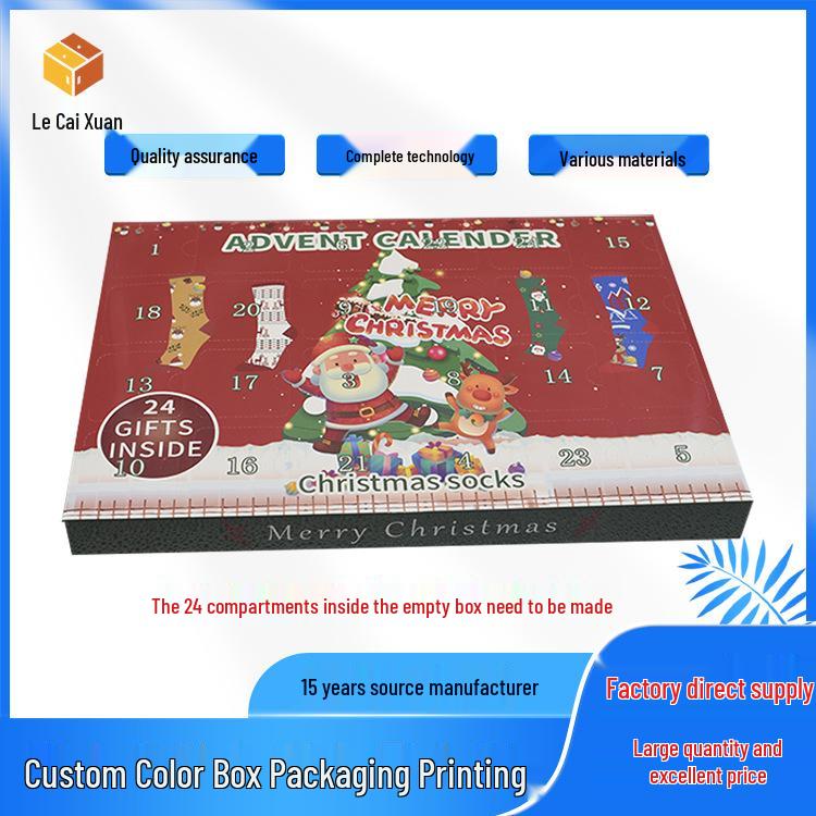 24-Grid Scratch-Off Blind Box Gift Set - Christmas, Stocking, Birthday Game